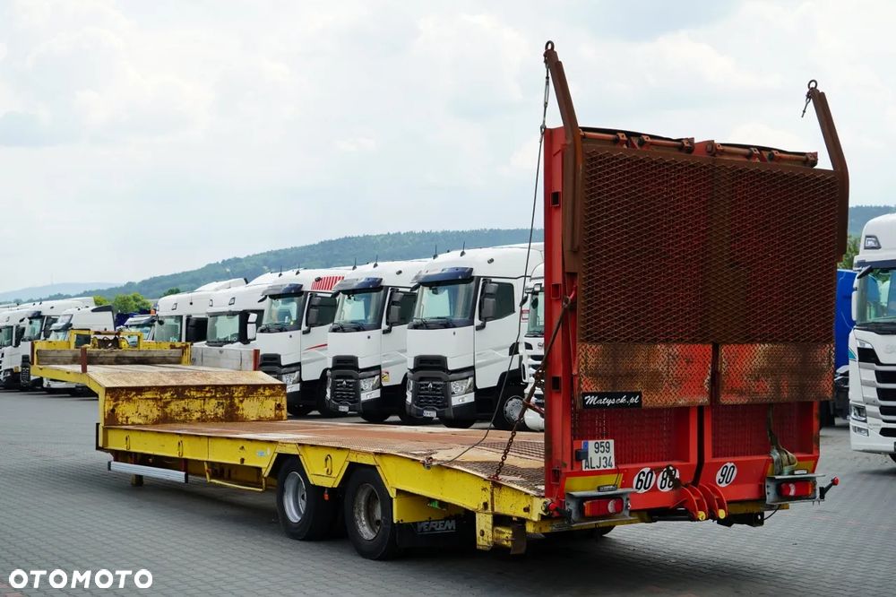 Inny VEREM / NACZEPA LAWETA / NISKOPODWOZIOWA / 13.M / NAJAZDY HYDRAULICZNE - 6