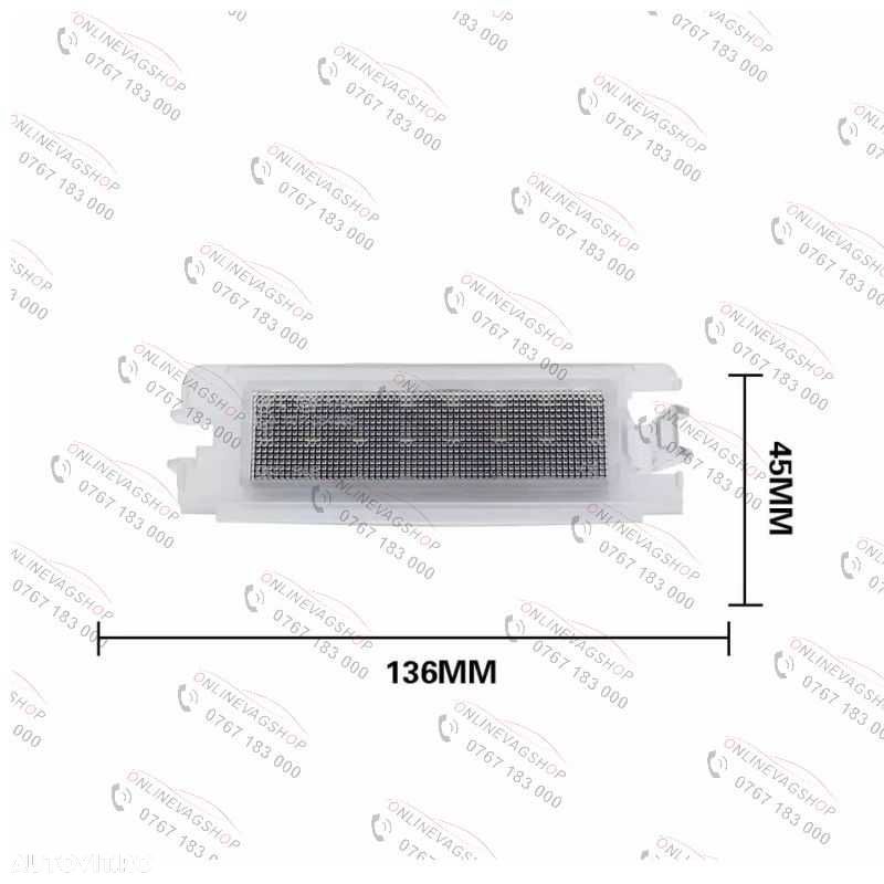 Lampa LED numar Dacia Logan 2, Sandero 2 Stepway II Renault Clio 2 - 2