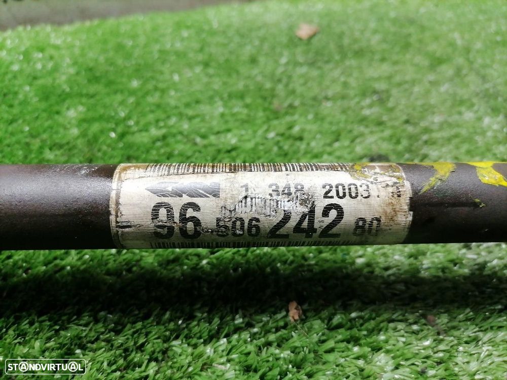 TRANSMISSÃO FRONTAL ESQUERDA CITROEN C3 I 2004 -9650624280 - 4