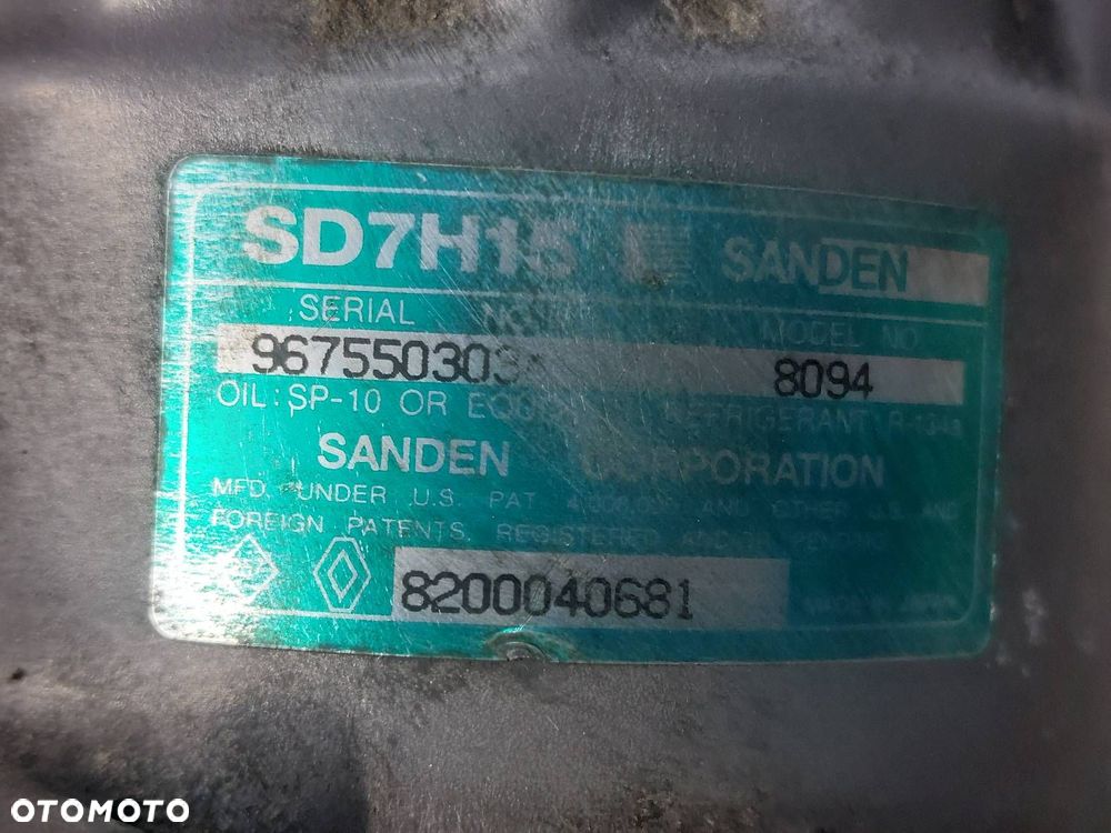 SPRĘŻARKA KOMPRESOR KLIMATYZACJI VOLVO S40 I 1.9 DI 8200040681 ID: 236877 - 2