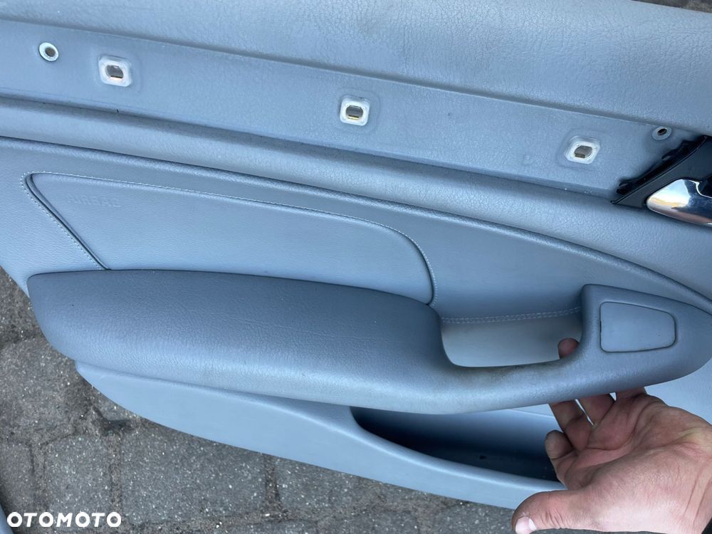 boczki bmw e46 sedan kombi skóra szare bdb stan - 4