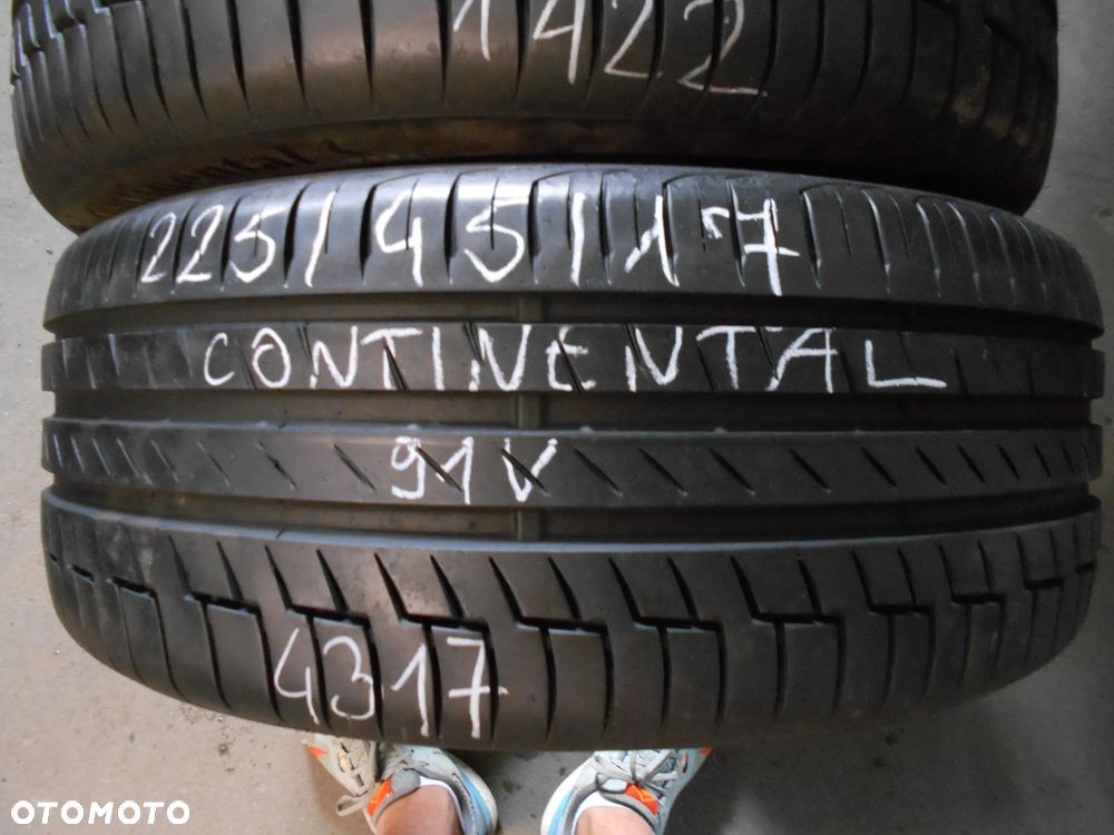 OPONY 225/45R17 CONTINENTAL PREMIUM CONTACT 6 DOT 1422 / 4317 8MM - 3