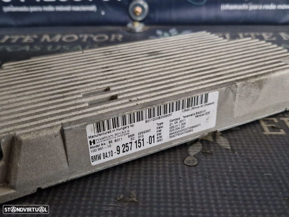 Módulo Bluetooth usado BMW SERIE 5 F10 F11 84.10 9 257 151-01 - 2