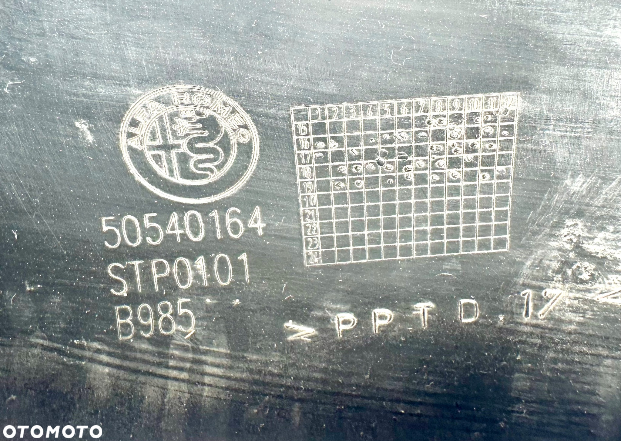 ALFA ROMEO GIULIETTA VELOCE zderzak spoiler przód listwa ORYGINAŁ OE - 5