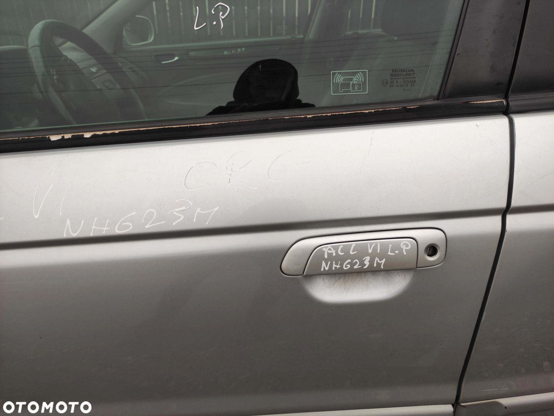 DRZWI LEWY PRZÓD HONDA ACCORD VI LIFT NH623M LIFT ORG LAKIER - 3