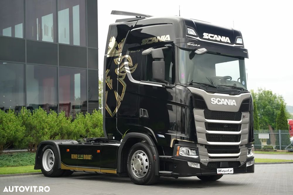 Scania S 500 / RETARDER / PLATĂ JOSĂ / MEGA / REZERVORE DE COMBUSTIBIL 1.400 L / I-PARK COOL / DUPĂ CONTRACT DE SERVICE GOLD / - 2