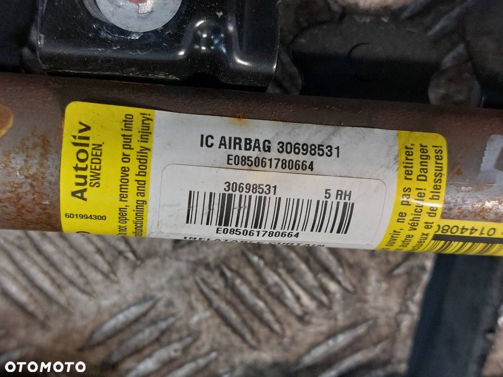 ZESTAW AIRBAG POSTRZAŁOWY KOKPIT PASY KURTYNY  VOLVO XC90 I 30737501 - 10