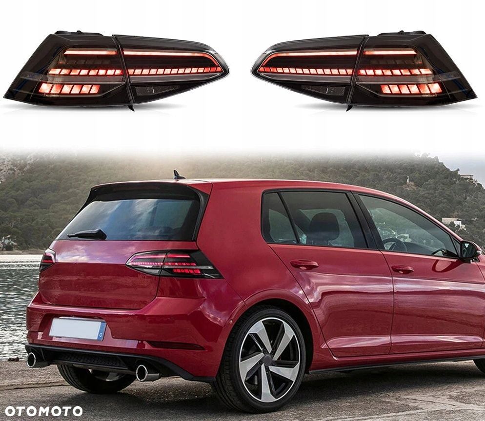 Lampy tylne kpl Vland Full LED Tuning 7.5 Gti look VW Golf VII 7 5g 12-20 - 7