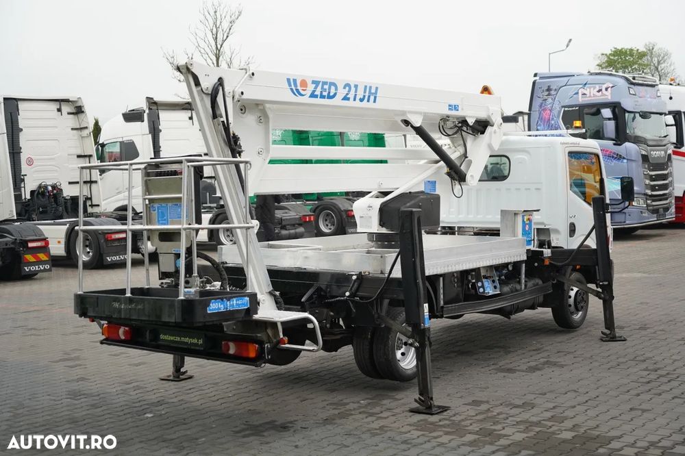Renault MAXITY 120 DXI / ELEVATOR DE 21 DE METRI / ELEVATOR DE BASEBALL ZED 21JH / COȘ PENTRU 2 PERSOANE - 300 KG / - 8