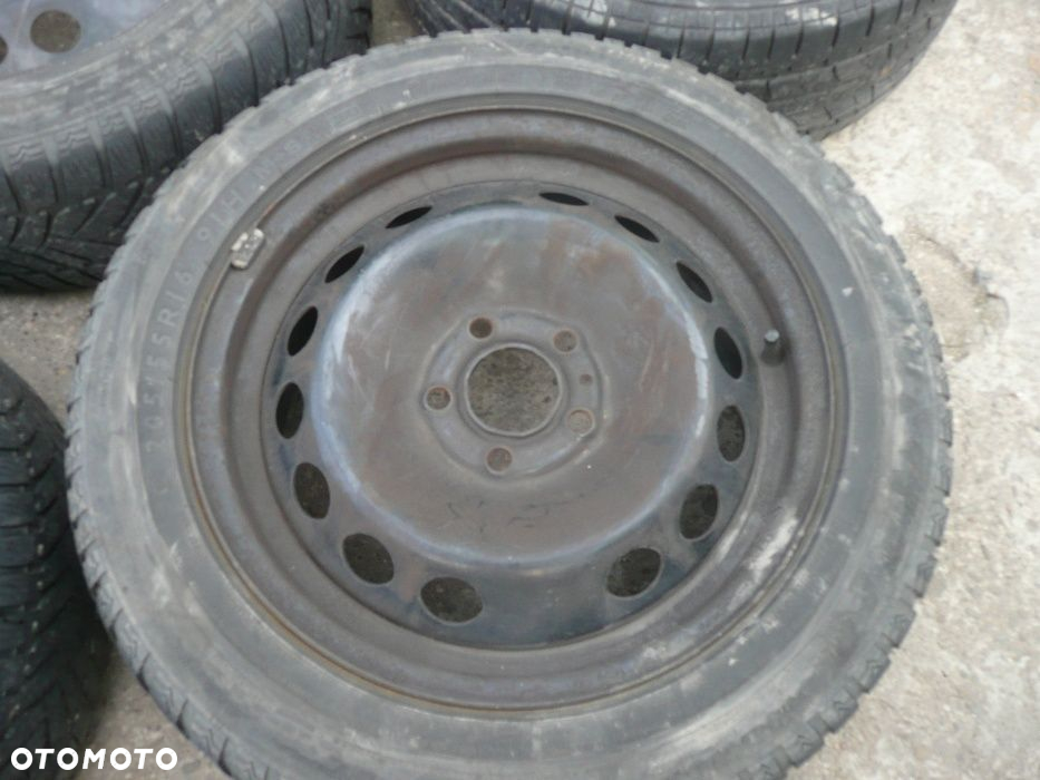 16” - Felgi Stalowe - 5x108  r16 cali - FORD  Focus , Mondeo , B-max , C-max , S-max , EcoSport  //  VOLVO , RENAULT Kangoo Laguna Megane Clio , CITAN Mercedes - Koło Dojazdowe Rezerwowe Zapasowe Dojazdówka Zapasówka Rezerwa - 4