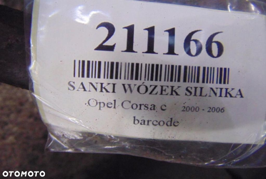 OPEL CORSA C LIFT 1.4 16V SANKI WÓZEK SILNIKA - 9