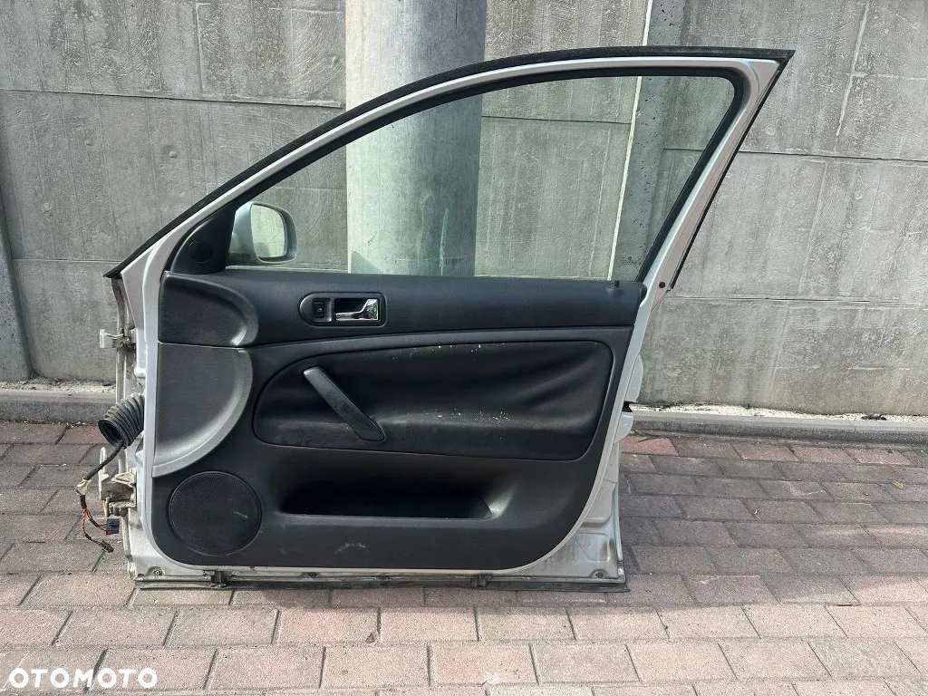 Drzwi Przednie Prawe Przód Kompletne Vw Passat B5 Lift 2001-2005 Srebrny Met. - 7