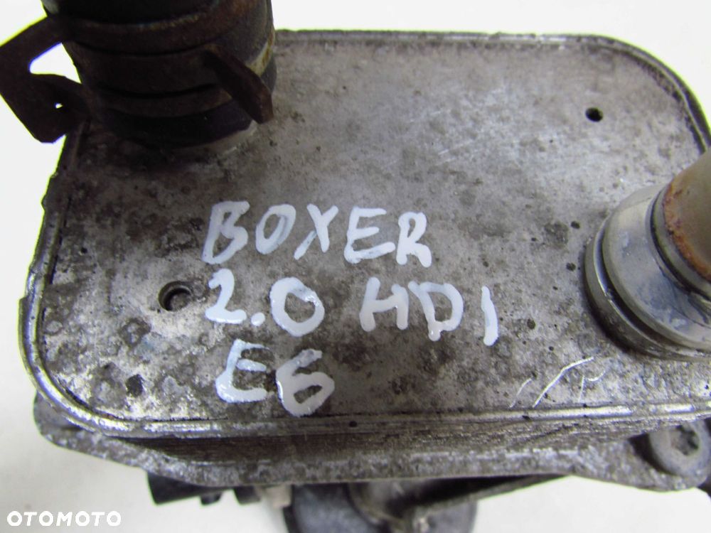 PEUGEOT BOXER JUMPER E6 14-24 2.0 BLUEHDI CHLODNICZKA PODSTAWA FILTRA OLEJU ZAWOR POMPY 9815631580 - 12