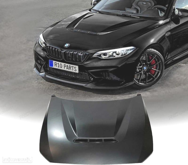CAPÔ PARA BMW F20 F21 F22 F23 F87 LOOK M2C COMPETITION ALUMINIO - 1