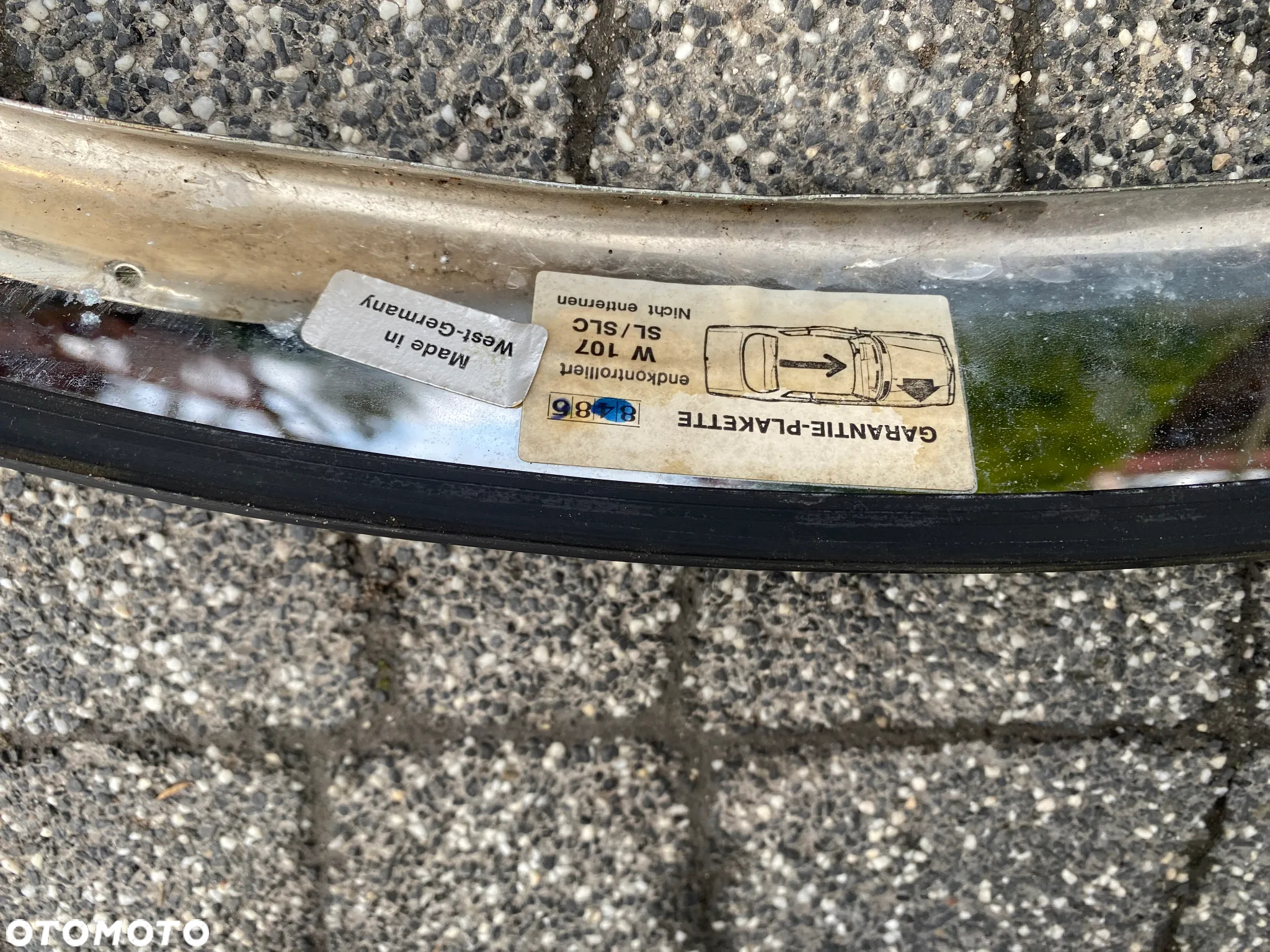 NADKOLE CHROM LEWE PRAWE TYŁ PRZÓD CHROM MERCEDES W107 R107 C107 SLC - 39