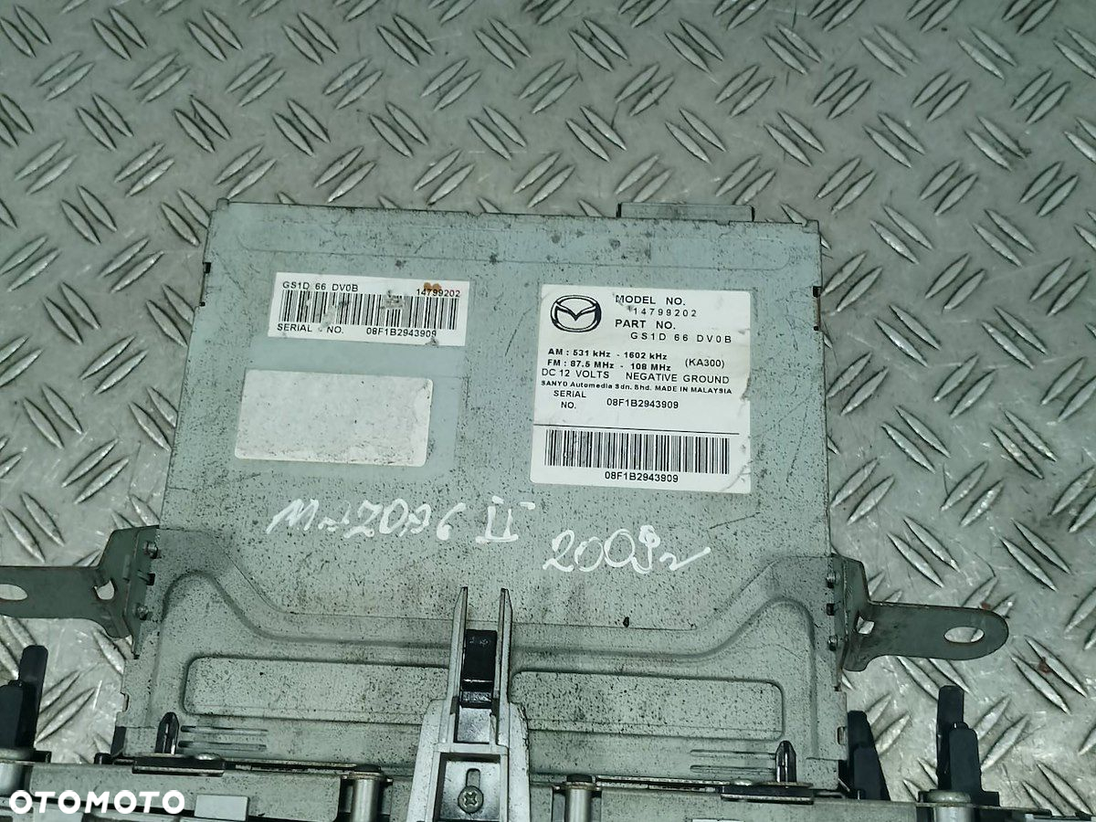 RADIO CD NAVI MAZDA 6 II GS1D66DV0B  14799202 - 7