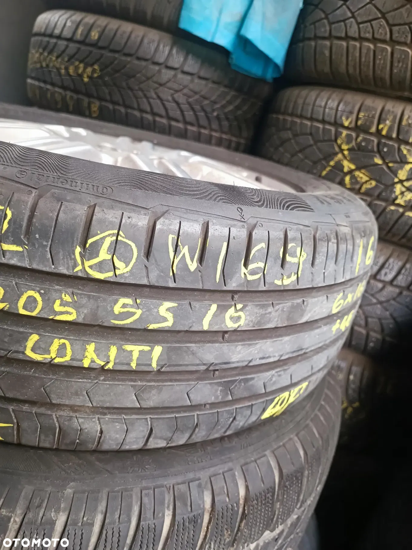 5x112 Felgi Aluminiowe Alufelgi 16 Mercedes Koła letnie lato  A klasa W176 W169 B W246 W245 CLA W117 A117 C W204 Legnica ALU-RAD 205/55 6,5mm - 5