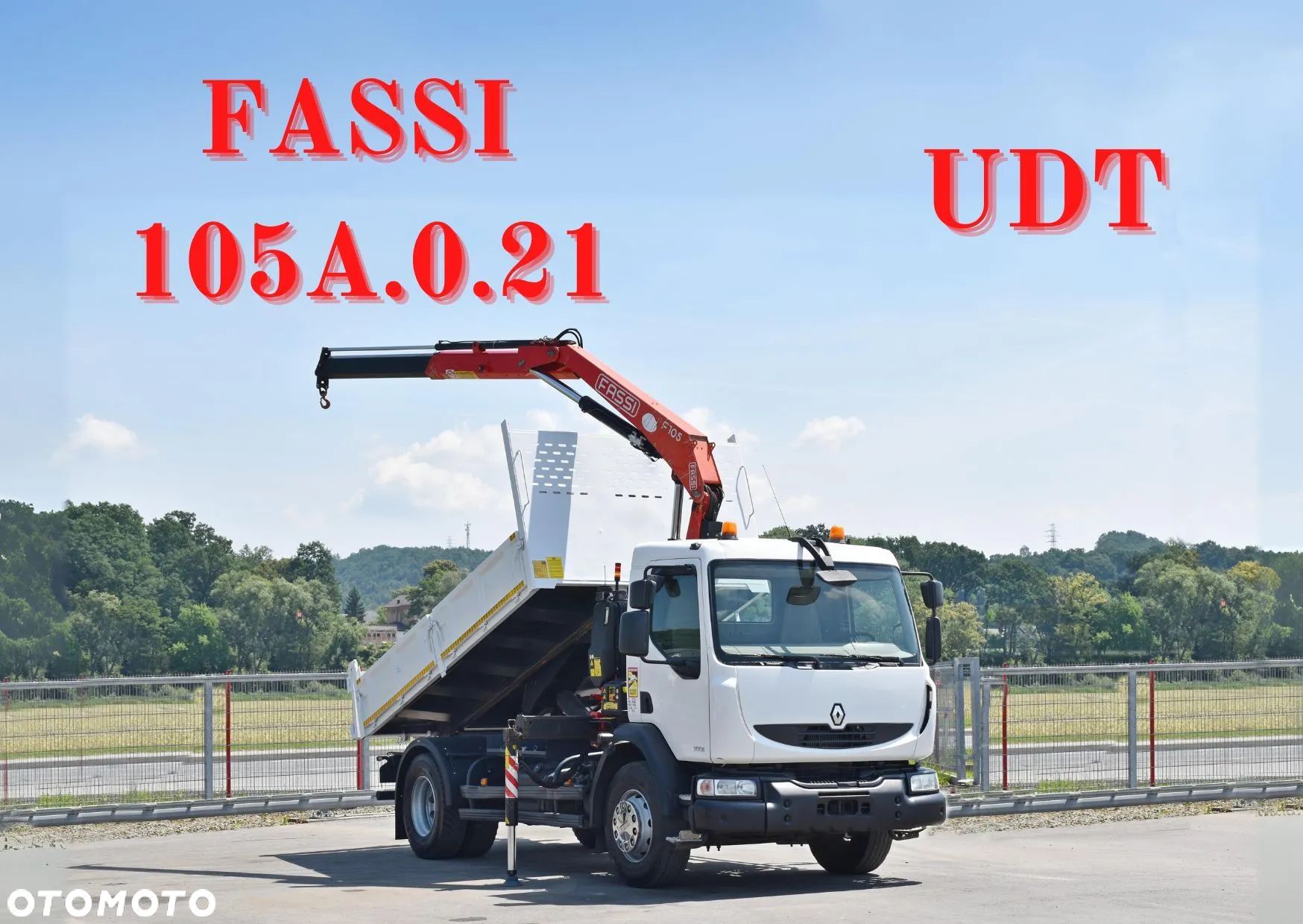 Renault MIDLUM 300 DXI * WYWROTKA 4,20m + FASSI F105A.0.21 + PILOT*STAN BDB - 1