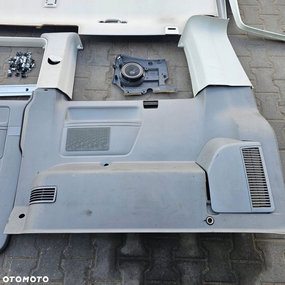 VW T5 T6 CARAVELLE KRÓTKA wnętrze podsufitka tapicerka słupek KOMPLET - 5