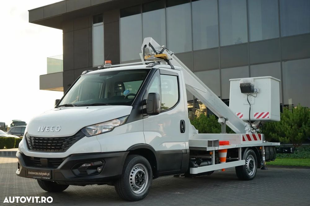 Iveco DAILY 35-140 / Platformă autotractivă / MULTITEL 160 ALUMINIU / 4 STABILIZATOARE / MANUALĂ / 2017 - 11