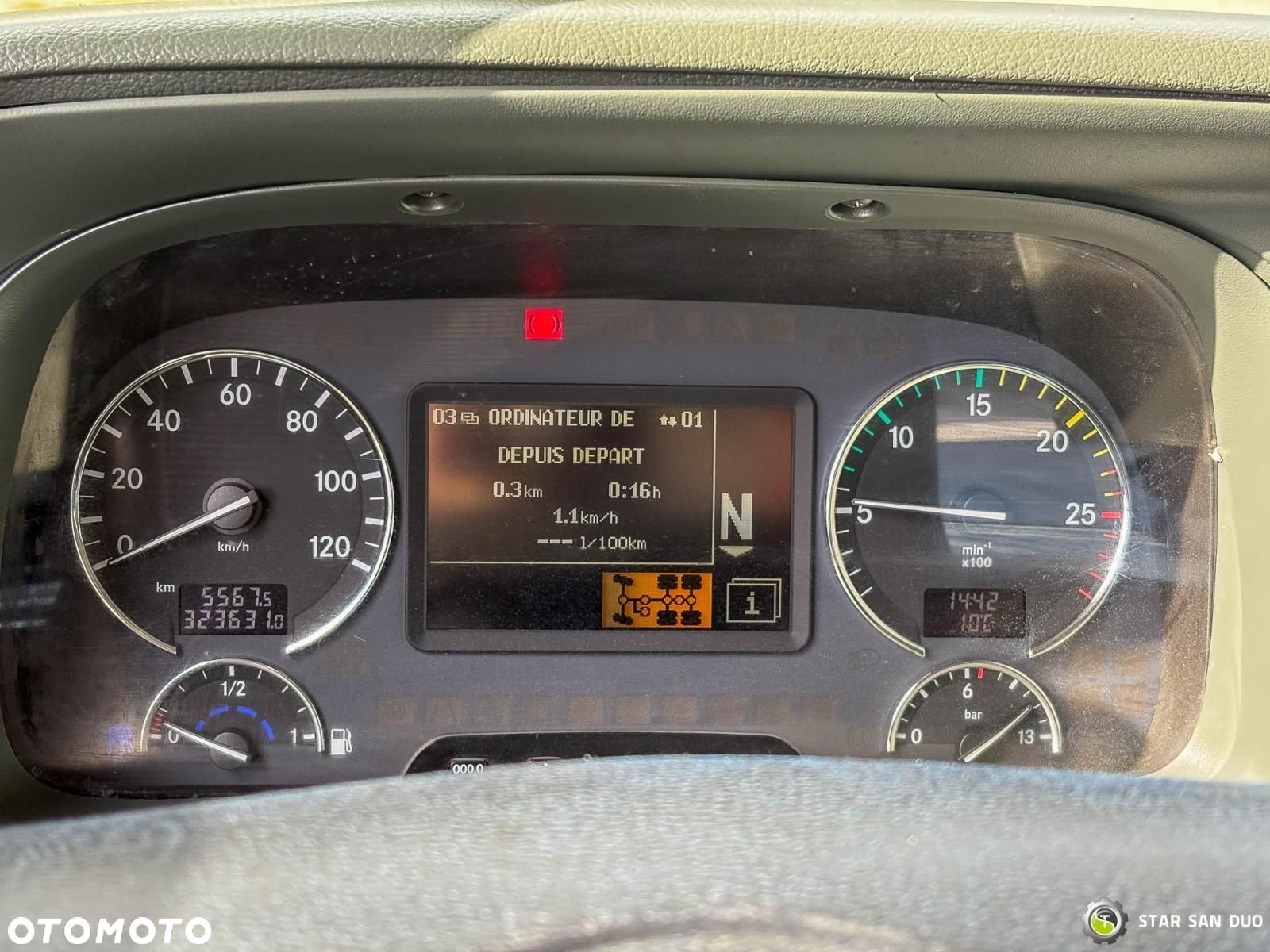 Mercedes-Benz ACTROS 3341 6x6 HMF 4220 K4 HDS Żuraw Wywrotka - 22