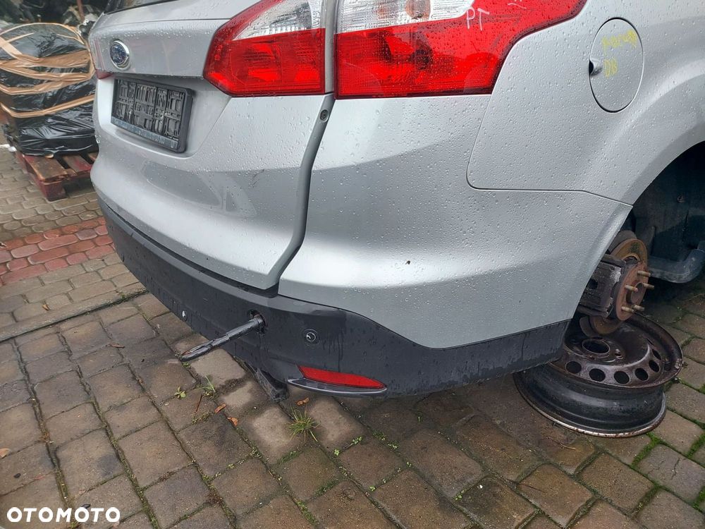 ZDERZAK TYLNY FOCUS III MK3 KOMBI 0B OB  SREBRNY FORD 2010-2014 - 6