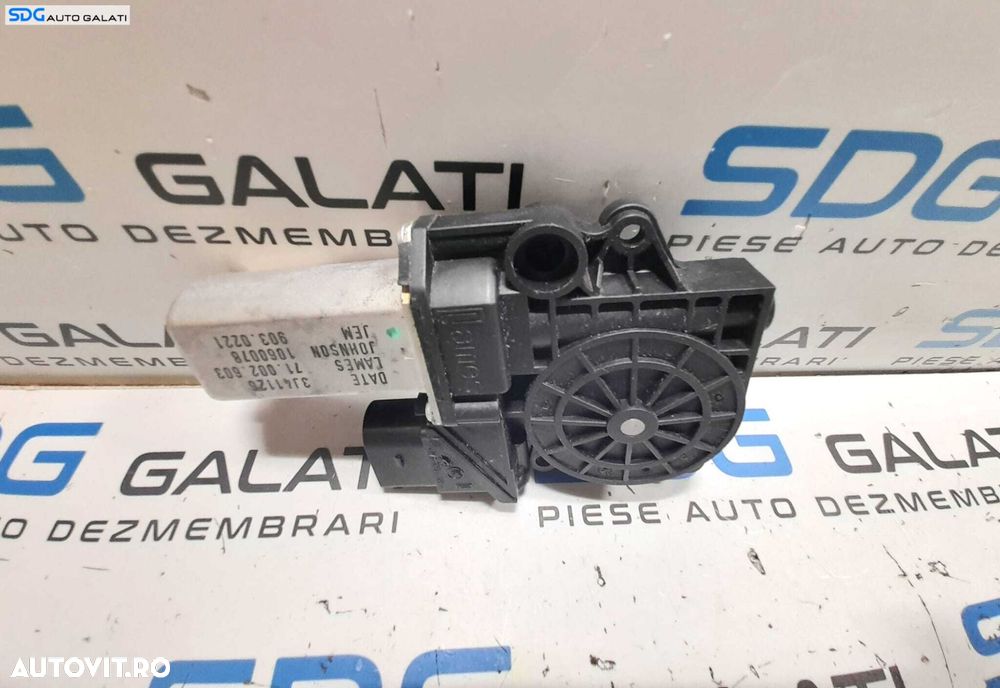 Motoras Macara Electrica de pe Usa Portiera Stanga Spate BMW Seria 3 E90 E91 E92 E93 2004 - 2011 Cod 71002603 71.002.603 1060078 9030221 [N0241] - 3