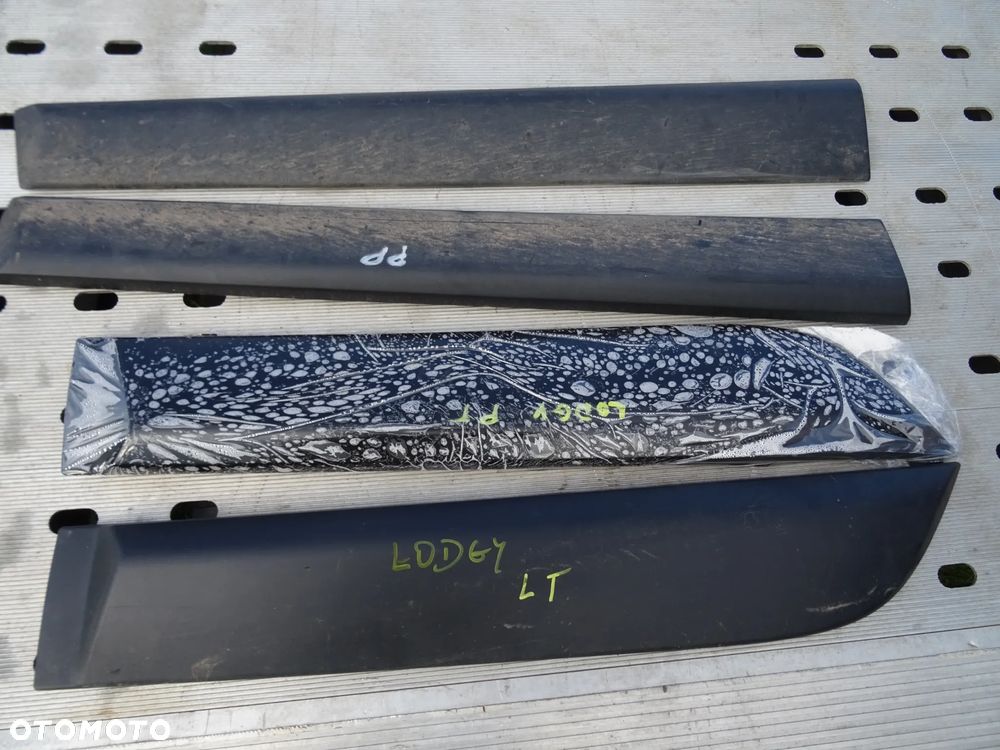 DACIA LODGY DRZWI LISTWA LEWA TYLNA PRAWA TYLNA ROWNIEZ PRZEDNIE  ROZNE CZESCI