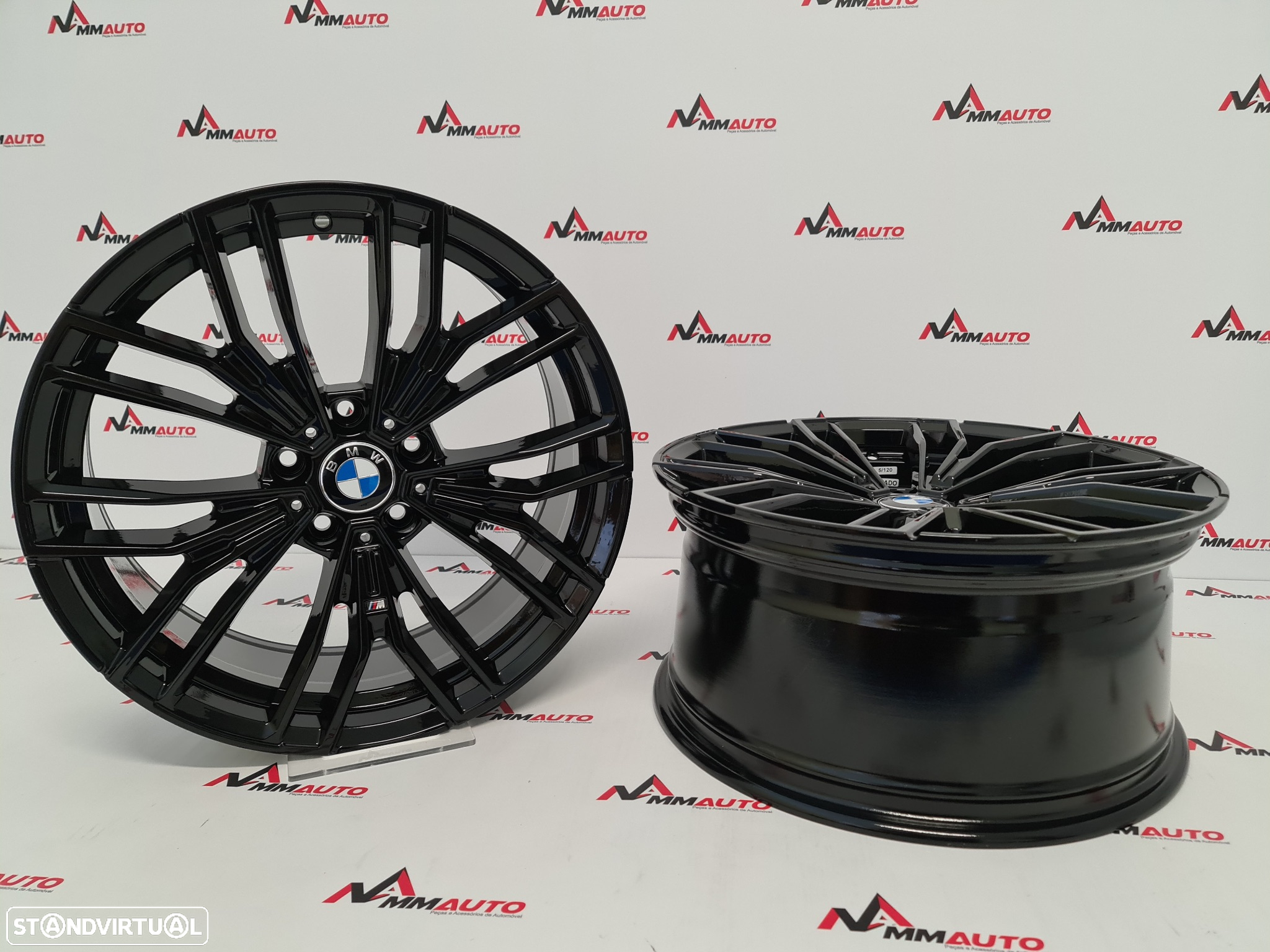 Jantes Look BMW 846M Preto Brilho 19 - 3