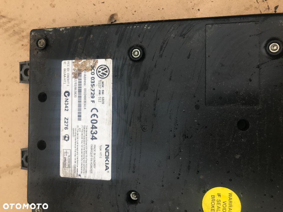 MODUL TELEFONU BLUETOOTH VW SKODA AUDI B6 3C0035729F - 2