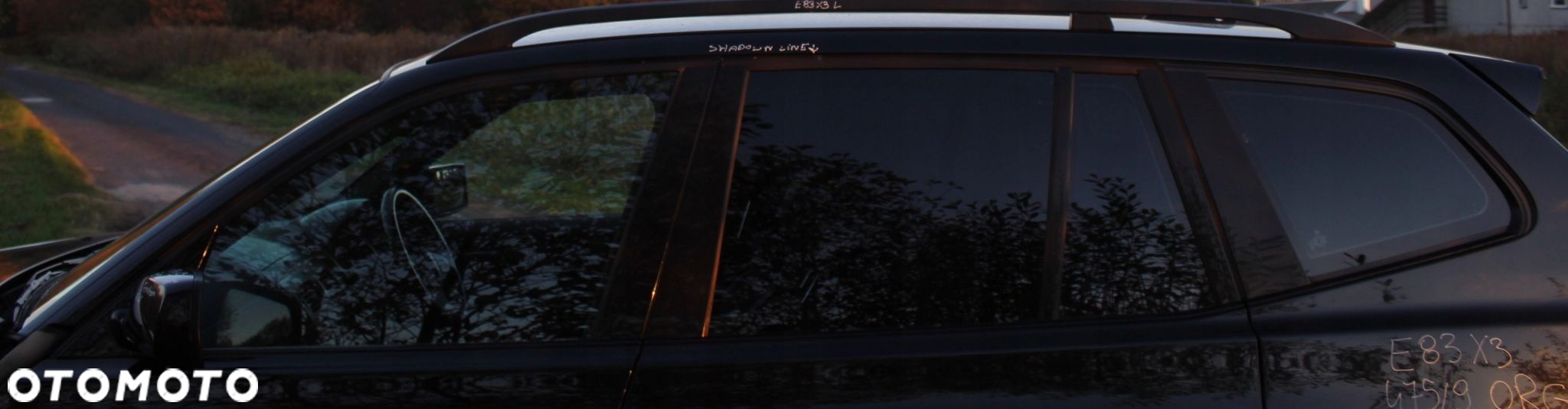 LISTWY OZDOBNE DRZWI BMW X3 E83 SHADOW LINE - 2