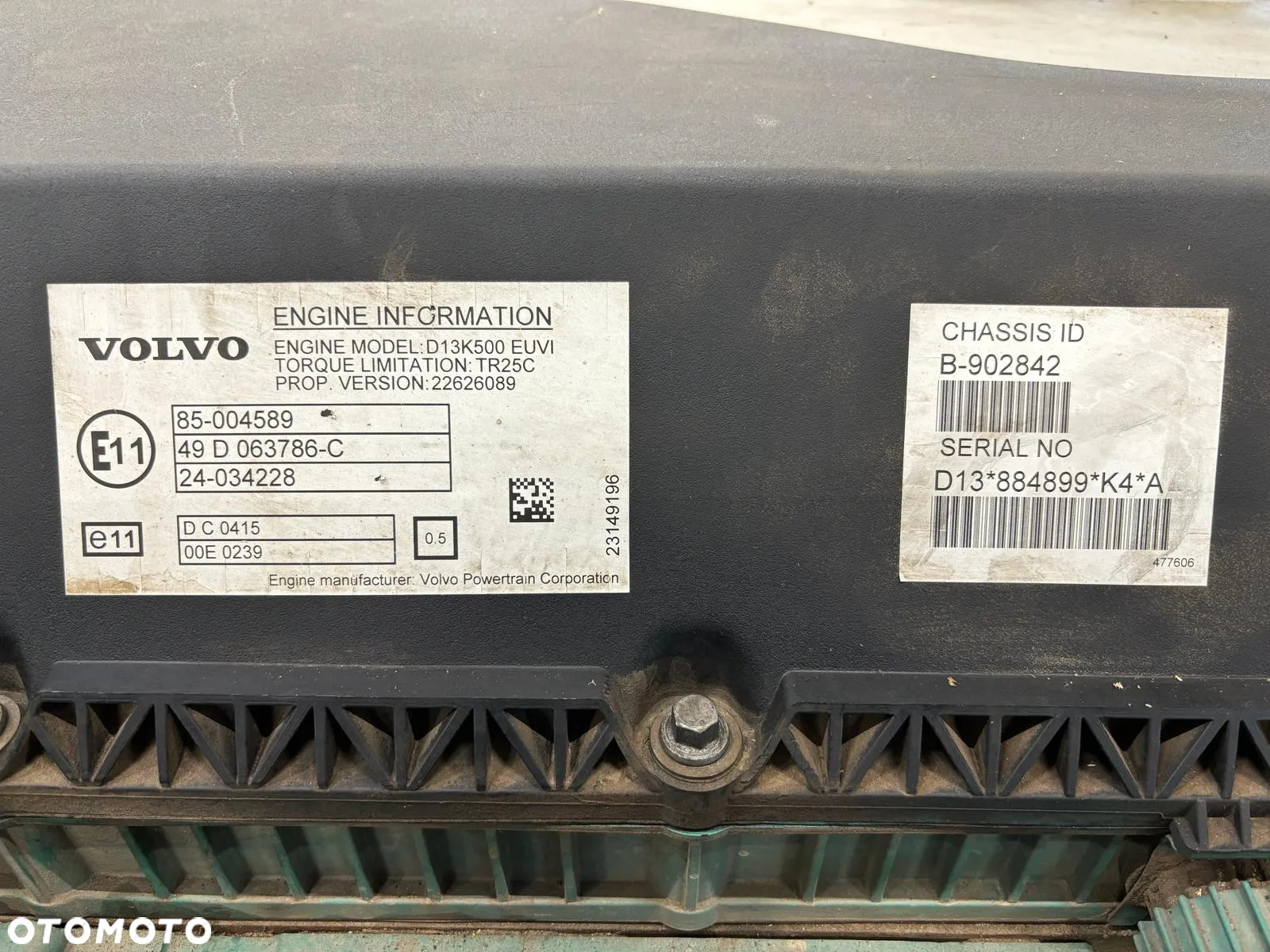 SILNIK  VOLVO D12 500KM 2019r- uszkodzony - 5