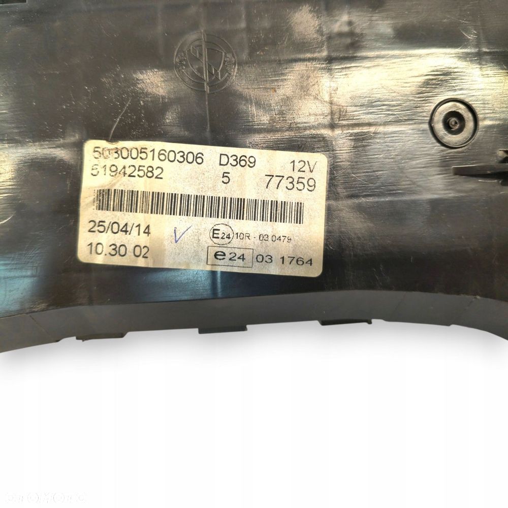 LICZNIK ZEGARY 51942582 Fiat Doblo II LIFT 1.3 1.6 M-JET Diesel europa - 2