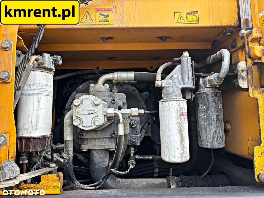 Volvo EW 140 D KOPARKA KOŁOWA GŁOWICA OBROTOWA ZE SZCZYPCAMI 2012R | Volvo ew160 , komatsu pw148 , JCB 145 175 , cat 313 316 , mecalac 15mwr - 35