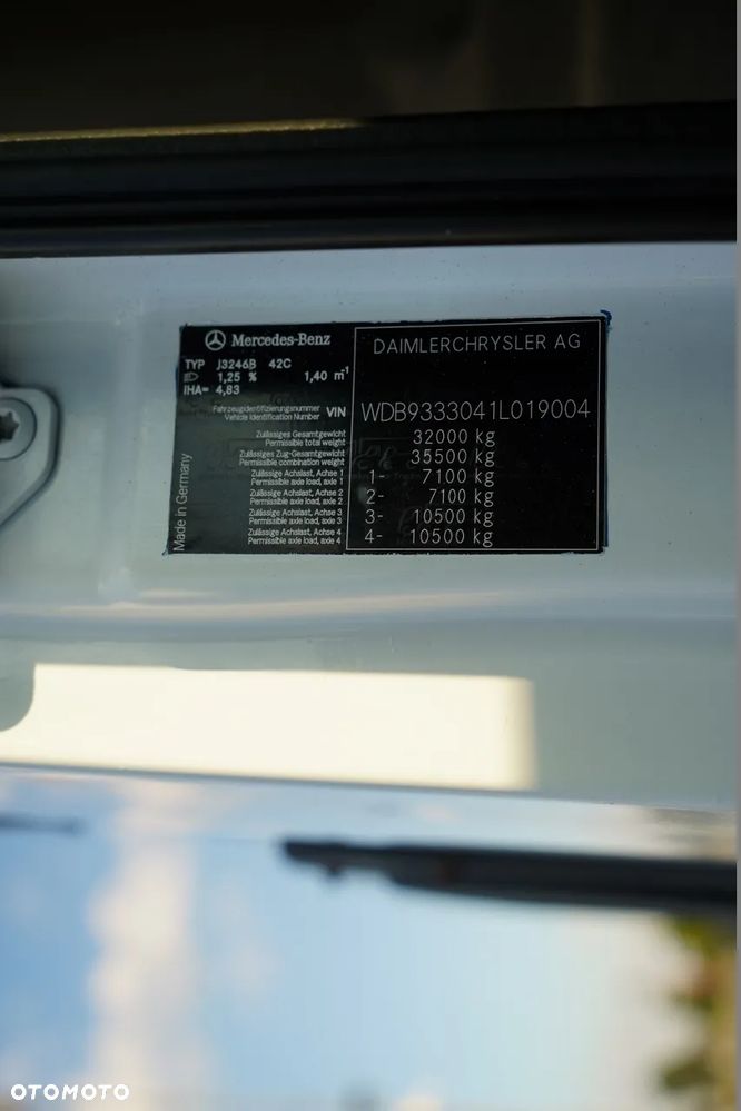 Mercedes-Benz ACTROS 3246 / BETONOMIESZARKA SCHWING STETTER / 8X4 / EPS + SPRZĘGŁO / ALUFELGI / - 35