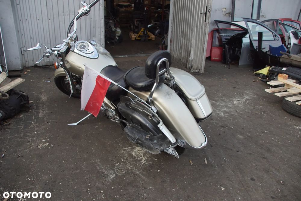 Motocykl na części - Yamaha Road Star 1600 1602 cm3 63 KM VP08 2001R Silnik Skrzynia Owiewka Osłona Laga Siedzenie Kierownica Set Wydech Koło Kierunkowskaz - 4