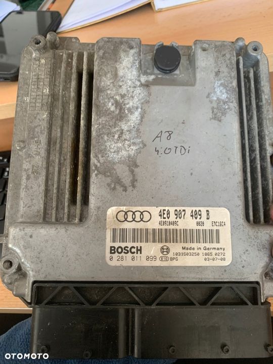 Audi A8 4.0TDI Sterownik Silnika 4E0907409B - 2