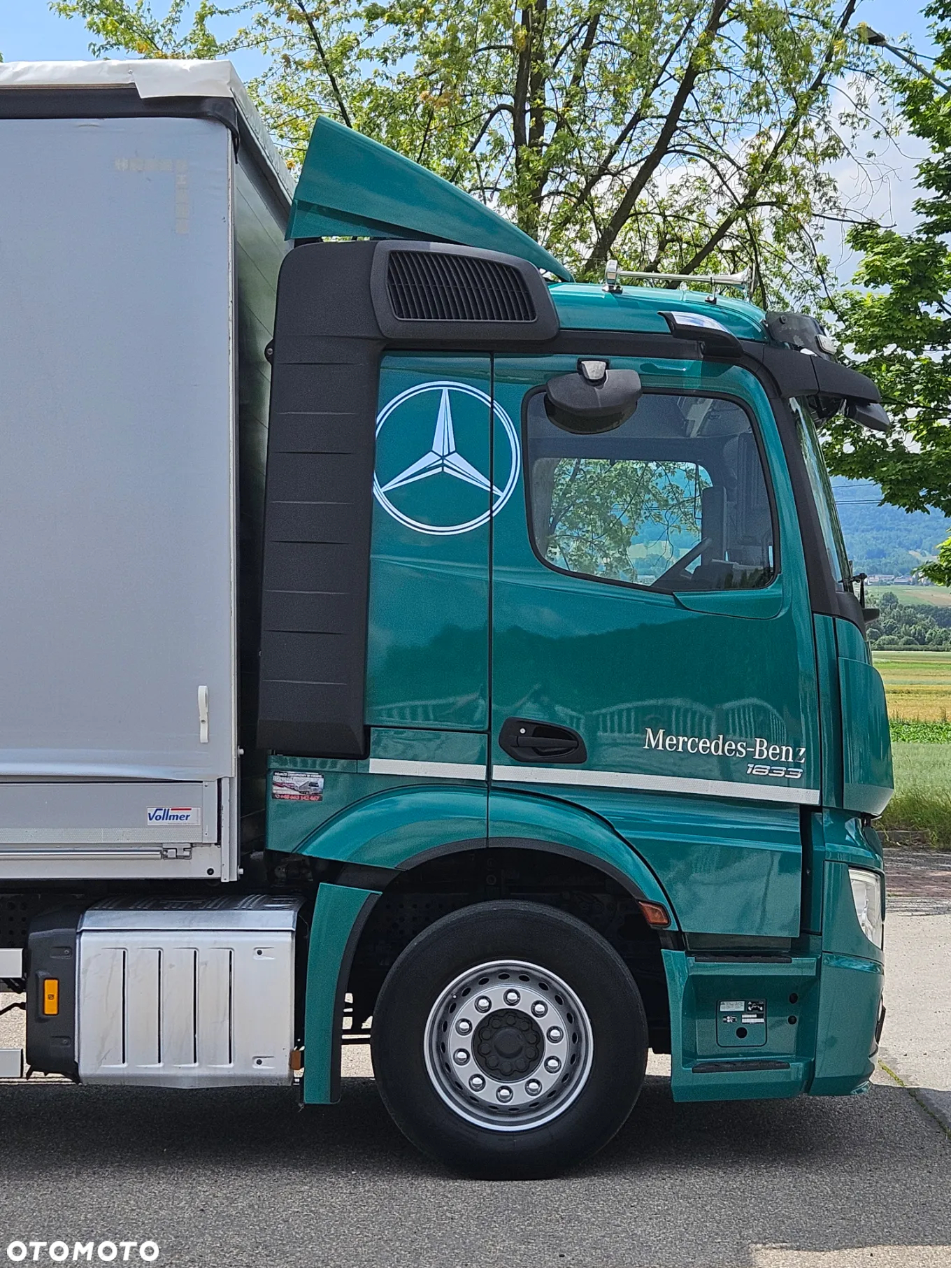 Mercedes-Benz ACTROS 1833 / BURTO-FIRANKA / WINDA / 18 PALET / 8600 ŁADOWNOŚĆ / AUTOMAT / DUŻY SILNIK / 10.2019  ROK / SYPIALKA / LEDY / KAMERY / VIRTUAL COCPIT/ JAK NOWY - 7