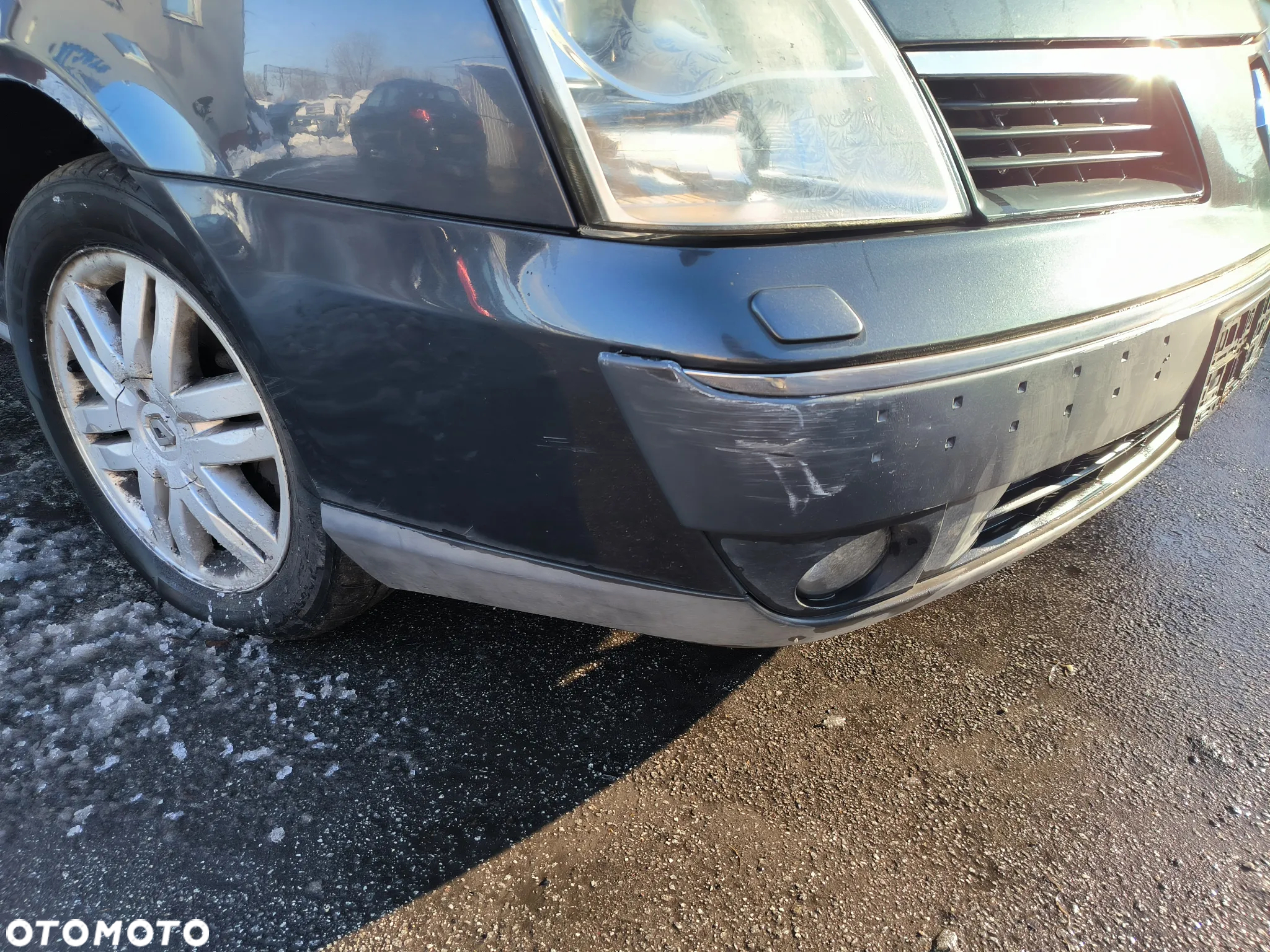 Zderzak przedni przód Renault Vel Satis TEB66 xenon - 2