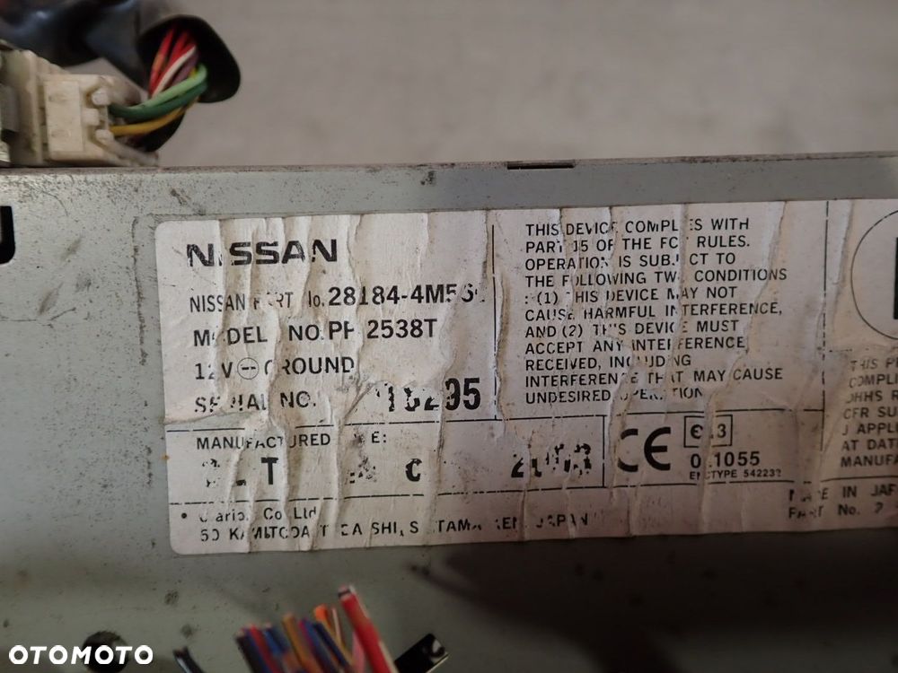 PANEL STEROWANIA NAWIEWU KLIMATYZACJI NISSAN X-TRAIL I   27500-8H301    28184-4M566 - 10