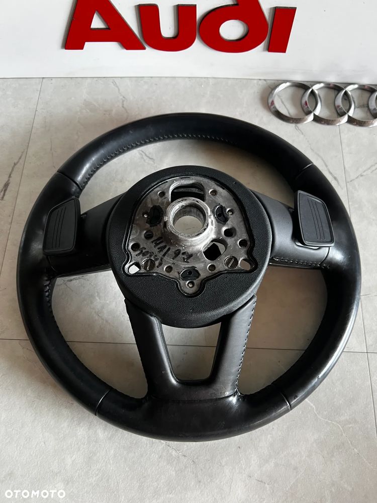 KIEROWNICA AUDI A4 B9 ŁOPATKI , SKÓRA , MULTI , KOMPLETNA , ŁADNA 8W0419091F - 4