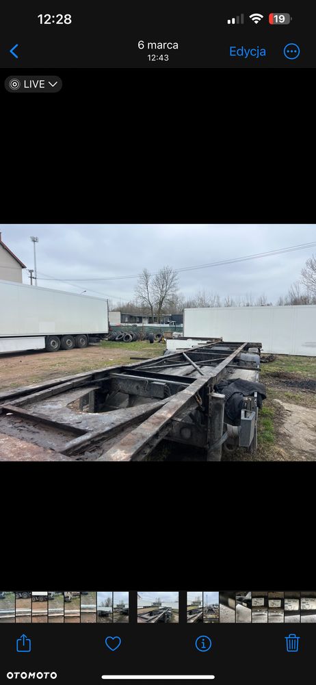 Rama / Podwozie naczepy chłodni Kontener Biuro Domek letniskowy Magazyn - 18