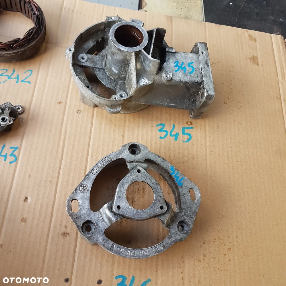 obudowa korpus mocowanie cewka diody wirnik szczotki z alternator fiat 126p maluch st fl el - 12