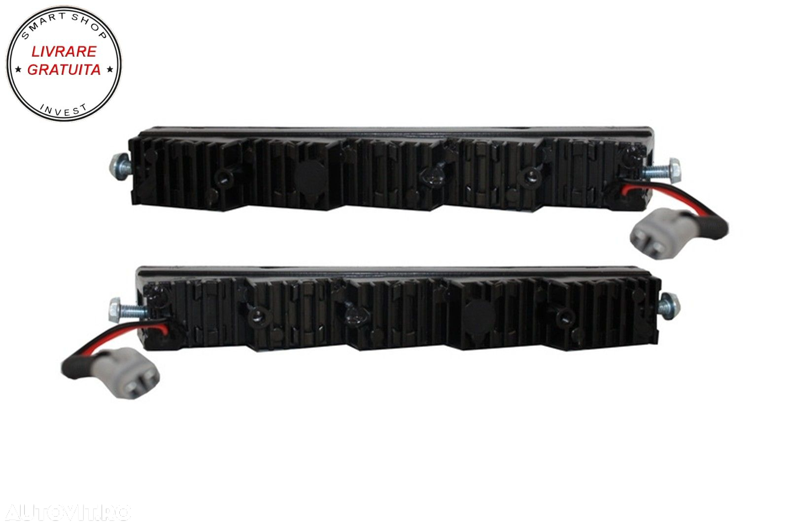 Bara Fata cu Carcasa faruri cu Lumini de zi dedicate LED DRL Negre Mercedes G-Clas- livrare gratuita - 17