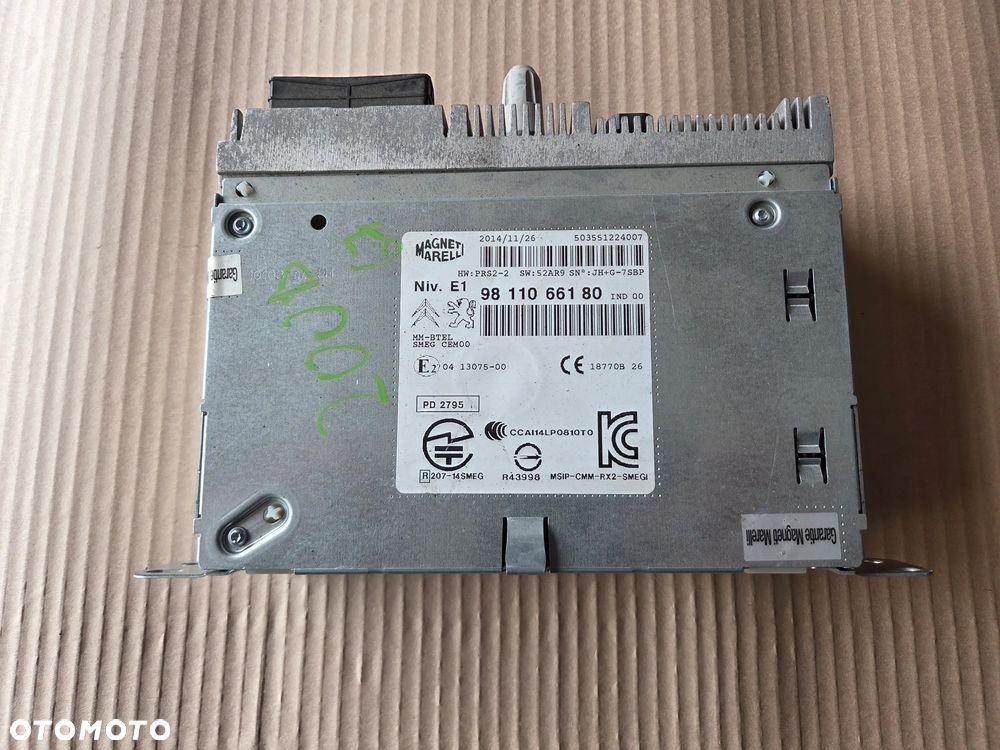 Radio Peugeot 2008 9811066180 - 1