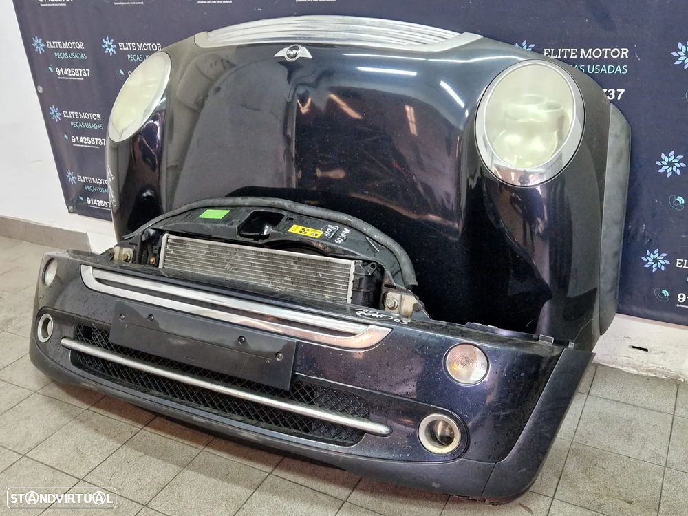 Frente completa usada MINI ONE R53 R50 capot parachoques guardalamas fibra reforço oticas - 2