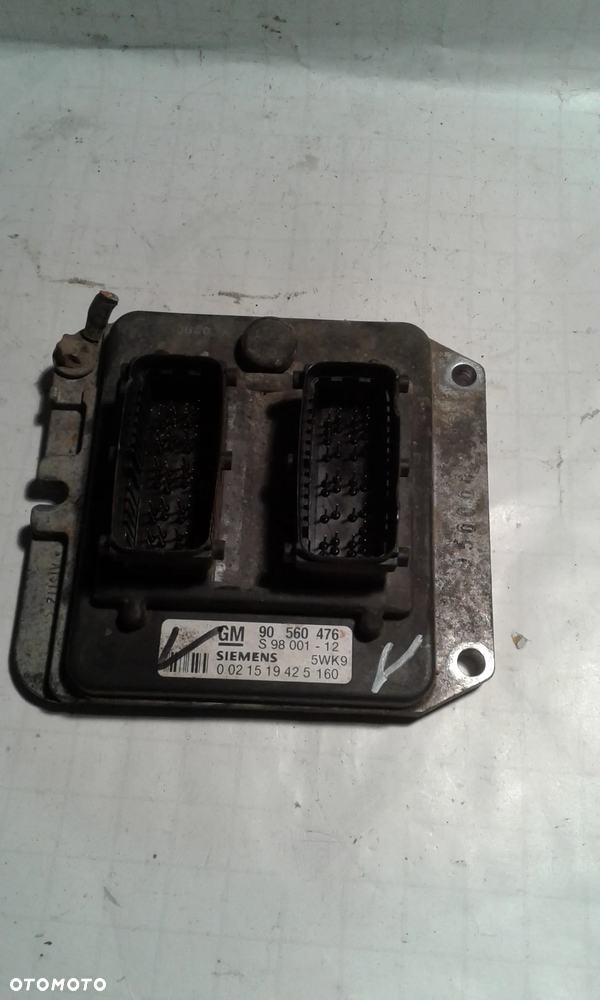 KOMPUTER, STEROWNIK OPEL ASTRA G BERTON S98001-08 90560476 5WK9