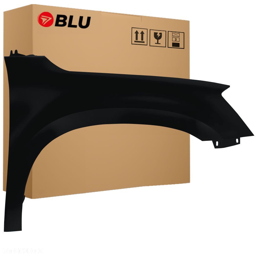 BLU Błotnik SKODA YETI 5L LF9R prawy przód czarny 2009-2013 SchwarzMagie - 1
