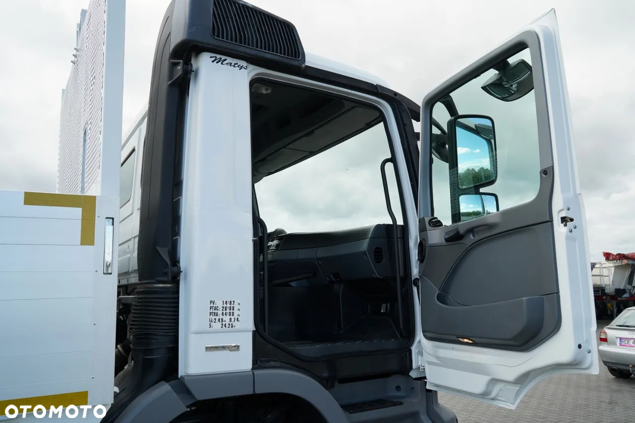 Mercedes-Benz ACTROS 2636 / 6x4 / SKRZYNIOWY 6,5 M + HDS HIAB / MOCNA PODŁOGA / STEROWANIE RADIOWE / ROTATOR / SPROWADZONY - 34