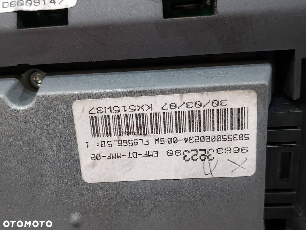 LICZNIK PEUGEOT 807 1401006680  2.0 HDI - 3